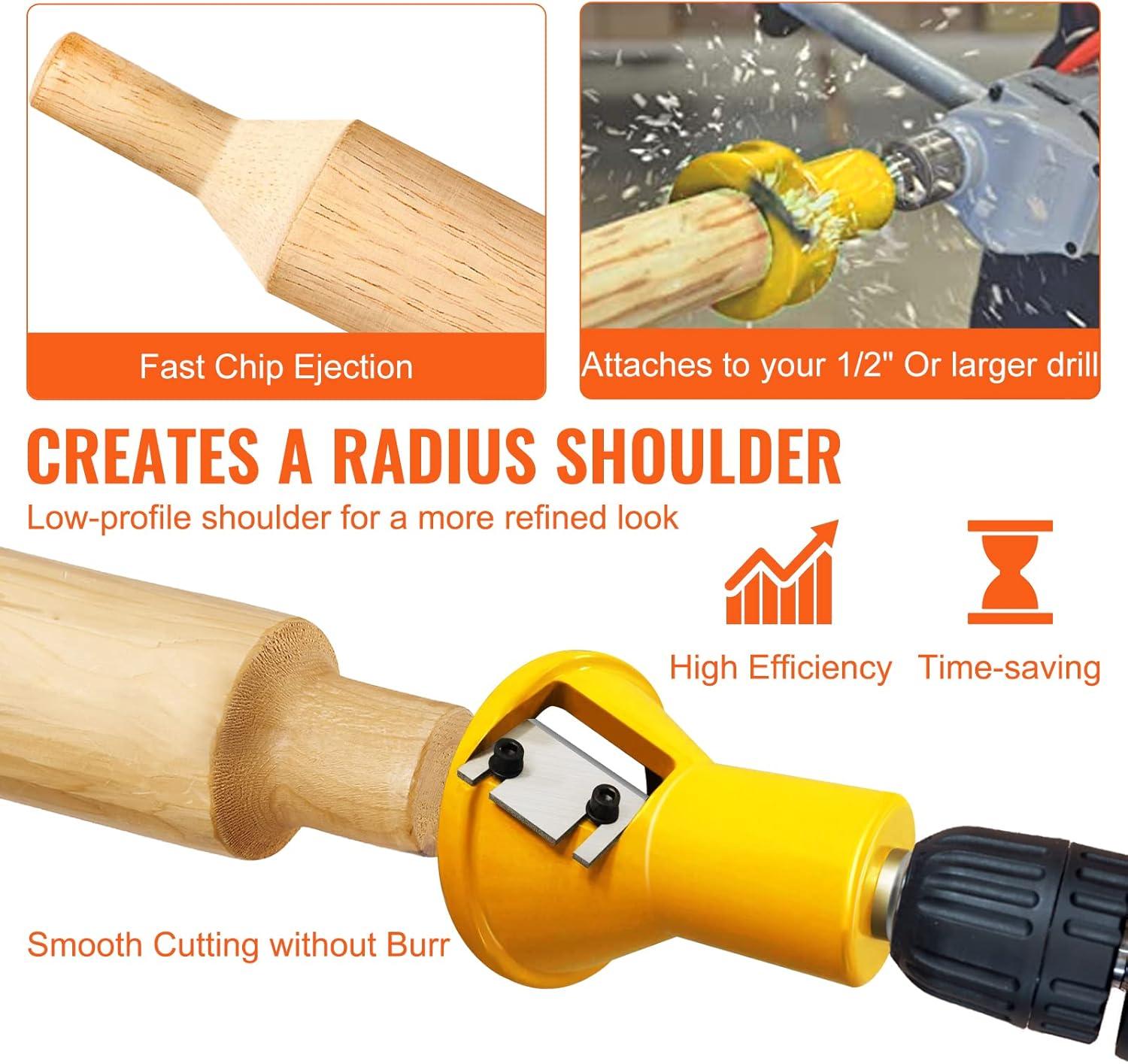 image:imageVEVOR Tenon Cutter 1254mm amp 1538mm amp 2508mm Premium Aluminum amp Steel Log Furniture Cutter with Dual Curved Blades amp Button Screws Home Master Kit Commercial Starters Tool for Home DIYStraight Blade10 15 20in
