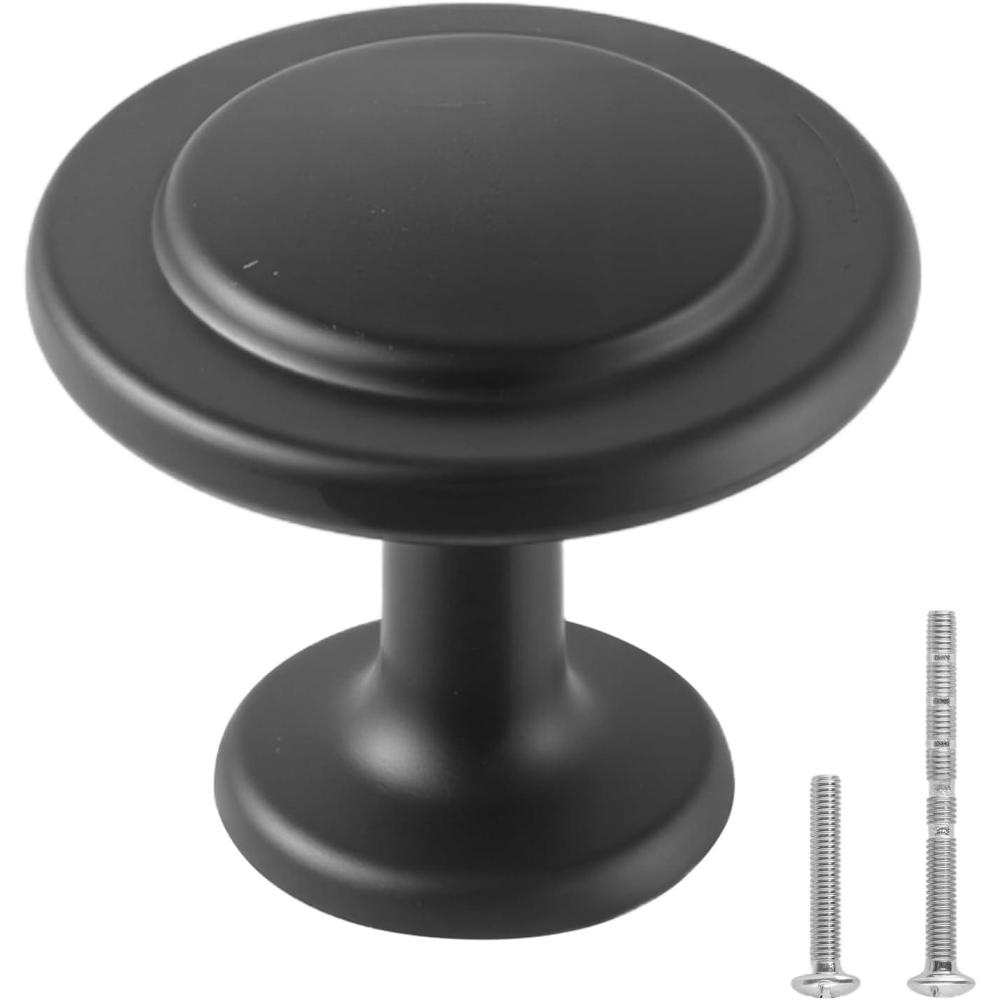 image:imageVEVOR Cabinet Knobs 10 Pack 142 Inch Zinc Alloy Drawer Pulls Door Handles Rectangular Kitchen Dresser Solid Knobs Cupboard Hardware with Screws for Bathroom Closet Cabinets Drawers Chrome Color30 PCS