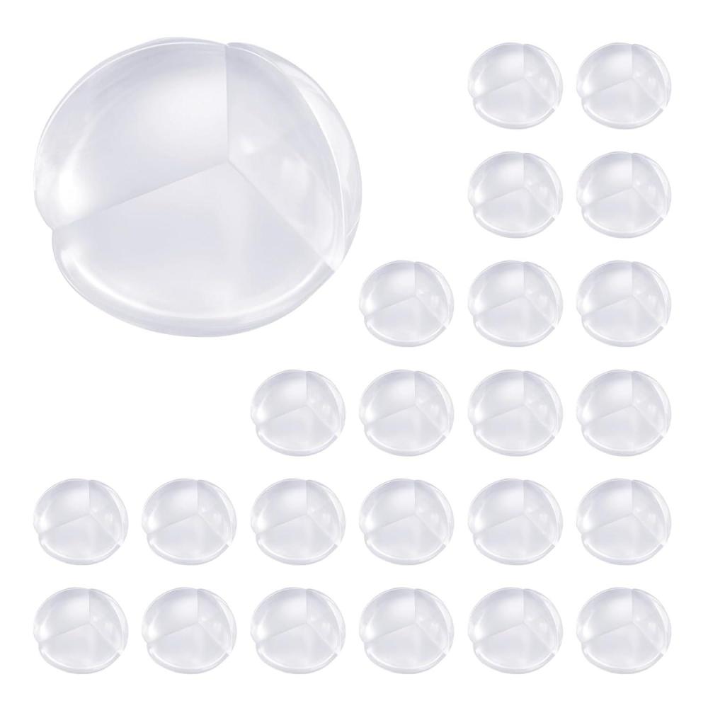 image:imageVEVOR Corner Protectors Baby Proofing 24 Pack Clear amp Transparent Table Corner Guards Covers for Baby Safety 134inch Depth 028inch Thickness Strong Adhesive Cushion for Furniture Sharp Edges