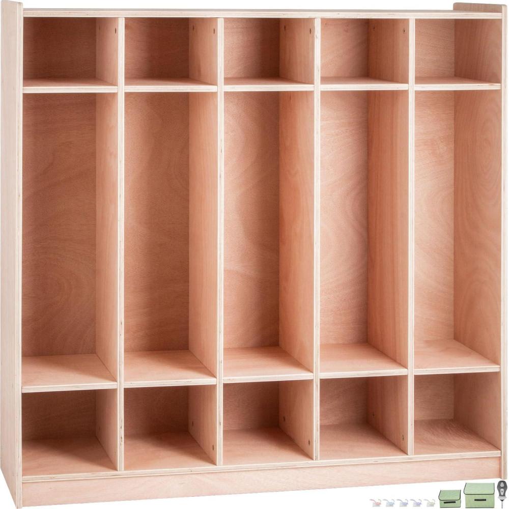 image:imageVEVOR Cubby Mobile Tray Storage Cabinet 20Compartment Cubby Storage Shelf Cubby Storage Cabinet 4 x 5 Classroom Cubbies Classroom Furniture for Home Daycare and Preschool Natural5Section