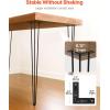 Happybuy Hairpin Table Legs 36 in Black Set of 4 Desk Legs 220 lbs Load Capacity Each Leg Hairpin Desk Legs 3 Rods for Bench Desk Dining End Table Chairs Carbon Steel DIY Heavy Duty Furniture Legs
