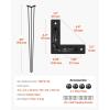 Happybuy Hairpin Table Legs 36 in Black Set of 4 Desk Legs 220 lbs Load Capacity Each Leg Hairpin Desk Legs 3 Rods for Bench Desk Dining End Table Chairs Carbon Steel DIY Heavy Duty Furniture Legs