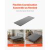 VEVOR 1.5 in Bunkie Board, Queen Size Wooden Mattress Support for Bed, Bed Board Slats with 200D Oxford Cloth, Easy Assembly Support Under Mattress, 4 Pieces(Full)