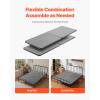 VEVOR 1.5 in Bunkie Board, Queen Size Wooden Mattress Support for Bed, Bed Board Slats with 200D Oxford Cloth, Easy Assembly Support Under Mattress, 4 Pieces(Queen)