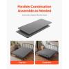 VEVOR 1.5 in Bunkie Board, Queen Size Wooden Mattress Support for Bed, Bed Board Slats with 200D Oxford Cloth, Easy Assembly Support Under Mattress, 4 Pieces(King)