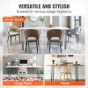VEVOR 16″ Hairpin Furniture Legs, Metal Home DIY Projects for Nightstand, Coffee Table, Desk, 500lbs Load Capacity with Rubber Floor Protectors, Metal Heavy Duty Sturdy Modern Table Legs, 4PCS Black(Hairpin-3 rods solid)