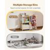 VEVOR 3-Tier Kids Bookshelf, Toy Storage Organizer for Toddler, Book Shelf for Kids Rooms with Sling Book Rack and Storage Bag, Kids Storage Book Shelves for Kids Room, Playroom, Kindergarten, Nursery(Toy Organizer With Fabric Drawer)
