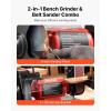 VEVOR 5″ Disc Sander & 1″ x 30″ Belt Sander, 250W Benchtop Belt Disc Sanders Combo with 0-45° Adjustable Worktable & Dust Collection Ports for Woodworking, Furniture Refinishing, DIY Crafting(8″ Disc & 2″ x 28″ Belt Sander Combo)