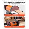 VEVOR 5″ Disc Sander & 1″ x 30″ Belt Sander, 250W Benchtop Belt Disc Sanders Combo with 0-45° Adjustable Worktable & Dust Collection Ports for Woodworking, Furniture Refinishing, DIY Crafting(6″ Disc & 2″ x 42″ Belt Sander Combo)