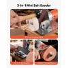 VEVOR 5″ Disc Sander & 1″ x 30″ Belt Sander, 250W Benchtop Belt Disc Sanders Combo with 0-45° Adjustable Worktable & Dust Collection Ports for Woodworking, Furniture Refinishing, DIY Crafting(3-in-1 Mini Belt Sander)