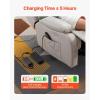 VEVOR Battery Pack for Reclining Furniture, 5000 mAh Rechargeable Recliner Battery, with Universal 2-Pin Connection and LED Display Screen, for Electric Recliner,Sofa,Couch and Lift Chair, NO Charger(2500mAh Battery Only)
