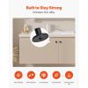 VEVOR Cabinet Knobs, 10 Pack, 1.42 Inch Zinc Alloy Drawer Pulls Door Handles, Rectangular Kitchen Dresser Solid Knobs, Cupboard Hardware with Screws for Bathroom Closet Cabinets Drawers, Chrome Color(30 PCS)