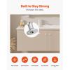 VEVOR Cabinet Knobs, 10 Pack, 1.42 Inch Zinc Alloy Drawer Pulls Door Handles, Rectangular Kitchen Dresser Solid Knobs, Cupboard Hardware with Screws for Bathroom Closet Cabinets Drawers, Chrome Color(25 Pcs)