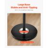 VEVOR Coat Rack, Freestanding Coats Rack Stand with Quartz Stone Base & 3 Round Hooks, Free Standing Hall Coat Tree for Entryway, Bedroom, Living Room, Stylish Clothes Hanger Stand for Coats, Hat, Bag(with Umbrella Holder)