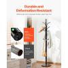 VEVOR Coat Rack, Freestanding Coats Rack Stand with Quartz Stone Base & 3 Round Hooks, Free Standing Hall Coat Tree for Entryway, Bedroom, Living Room, Stylish Clothes Hanger Stand for Coats, Hat, Bag(Hook)