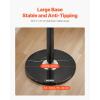 VEVOR Coat Rack, Freestanding Coats Rack Stand with Quartz Stone Base & 3 Round Hooks, Free Standing Hall Coat Tree for Entryway, Bedroom, Living Room, Stylish Clothes Hanger Stand for Coats, Hat, Bag(Hook)