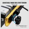 VEVOR Dovetail Jig, 12 in Width, Dove Tailing Router Jigs with 4 Router Bits & 3 Templates, Precise Alignment Dove Tail Jig, Mortise and Tenon Woodworking Tools for Furniture & Wood Cabinet Making(One Template)