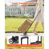 VEVOR Folding Hand Truck, 110 lbs Load Capacity, Collapsible Luggage Cart with 2 Wheels & 1 Elastic Rope, Utility Dolly Platform Cart for Airport Travel Furniture Luggage Office Moving, Black(110 lbs)