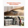 VEVOR Furniture Dolly, 551 lbs Load Capacity, Furniture Moving Dollies with 4 TPR Silent Wheels, Rectangle Multifunctional Flat Dolly for Piano Furniture Couch Washing Machine Fridge, 2 Pack, Black(22.6in X 11.4in)
