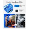 VEVOR Inflatable Paint Booth, 39.37 x 16.40 x 13.12 ft, Inflatable Spray Booth with 950W+1100W Blowers, Air Filter System, Triangular Roof, for Painting Car, Truck, Furniture, Automotive Sheet Metal(10×8.5×8.5Ft)