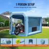 VEVOR Inflatable Paint Booth, 9.8 x 8.2 x 8.2 ft Inflatable Spray Booth, with 550W Powerful Blower and Air Filter System, Portable Car Paint Booth for Motorcycle, Bicycle, Small Furniture Painting(10×8.5×8.5ft)