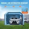 VEVOR Inflatable Paint Booth, 9.8 x 8.2 x 8.2 ft Inflatable Spray Booth, with 550W Powerful Blower and Air Filter System, Portable Car Paint Booth for Motorcycle, Bicycle, Small Furniture Painting(23x13x9Ft)