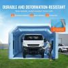 VEVOR Inflatable Paint Booth, 9.8 x 8.2 x 8.2 ft Inflatable Spray Booth, with 550W Powerful Blower and Air Filter System, Portable Car Paint Booth for Motorcycle, Bicycle, Small Furniture Painting(30x16x12Ft)