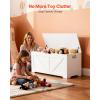 VEVOR Kids Reading Nook Bench, Toddler Bookshelf and Bookcase with Detachable Seat Cushion, 6-Cubby Storage Organizer Bench with 3 Drawers, Ideal for Playroom, Bedroom, Living Room or Entryway, White(White)