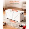 VEVOR Kids Reading Nook Bench, Toddler Bookshelf and Bookcase with Detachable Seat Cushion, 6-Cubby Storage Organizer Bench with 3 Drawers, Ideal for Playroom, Bedroom, Living Room or Entryway, White(White)