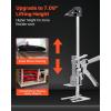VEVOR Labor Saving Arm Jack, 2 PCS 220 lbs Bearing Capacity, Lifting up to 7.1″, Metal Hand Lifting Jack Tool with Magnetic Level, Adjustable Height, for Door, Window, Furniture, Woodworking, Silver(L-12inch)