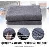 VEVOR Moving Blankets, 72″ x 54″, 21 lbs/dz Weight, 24 Packs, Professional Recycled Cotton Packing Blanket, Large Heavy Duty Shipping Mover Pads Perfect for Protecting Furniture, Floors, Appliances(Gray)