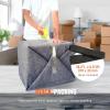 VEVOR Moving Blankets, 72″ x 54″, 21 lbs/dz Weight, 24 Packs, Professional Recycled Cotton Packing Blanket, Large Heavy Duty Shipping Mover Pads Perfect for Protecting Furniture, Floors, Appliances(Gray)