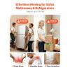 VEVOR Moving Straps, 2-Person Lifting and Moving System with 2 Harness Straps, 2 Load-Bearing & 1 Handheld, Adjustable Lifting Shoulder Move Furniture Appliances Mattresses
