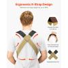 VEVOR Moving Straps, 2-Person Lifting and Moving System with 2 Harness Straps, 2 Load-Bearing & 1 Handheld, Adjustable Lifting Shoulder Move Furniture Appliances Mattresses