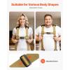VEVOR Moving Straps, Supports up to 1000 lbs, 2-Person Lifting and Moving System with 2 Harness & 2 Load-Bearing Straps, Adjustable Lifting for Furniture Appliances Mattresses