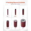 VEVOR Oscillating Spindle Sander, 2400RPM Benchtop Spindle Sander with 6 Sleeves (1/2″-3″), 5/8″ Stroke, 15.6″ x 11.6″ Cast Iron Worktable for Furniture Finishing, Crafts Sanding, DIY Woodworking(15.6″x11.6″)