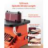 VEVOR Oscillating Spindle Sander, 2400RPM Benchtop Spindle Sander with 6 Sleeves (1/2″-3″), 5/8″ Stroke, 15.6″ x 11.6″ Cast Iron Worktable for Furniture Finishing, Crafts Sanding, DIY Woodworking(24″x3.86″)