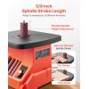 VEVOR Oscillating Spindle Sander, 2400RPM Benchtop Spindle Sander with 6 Sleeves (1/2″-3″), 5/8″ Stroke & 15.4 x 16.3-inch Wide Worktable for Furniture Finishing, Crafts Sanding, DIY Woodworking
