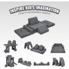 VEVOR Play Couch, Modular Kids Nugget Couch 15pcs, Toddler Foam Sofa Couch with High-Density 25D Sponge for Playing, Creating, Sleeping, Imaginative Kids Furniture for Bedroom and Playroom(10 Pcs)