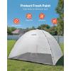 VEVOR Portable Paint Booth, Larger Spray Paint Tent with Built-in Floor & Mesh Screen & Windproof Hooks, Painting Tent Station for Furniture DIY Hobby Tool, 7.5×5.2×5.2ft Spray Paint Shelter(L120*W96*H72inch)