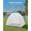VEVOR Portable Paint Booth, Larger Spray Paint Tent with Built-in Floor & Mesh Screen & Windproof Hooks, Painting Tent Station for Furniture DIY Hobby Tool, 7.5×5.2×5.2ft Spray Paint Shelter(L96*W72*H72inch)