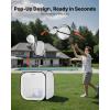 VEVOR Portable Paint Booth, Larger Spray Paint Tent with Built-in Floor & Mesh Screen & Windproof Hooks, Painting Tent Station for Furniture DIY Hobby Tool, 7.5×5.2×5.2ft Spray Paint Shelter(L30*W30*H30inch)