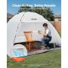 VEVOR Portable Paint Booth, Larger Spray Paint Tent with Built-in Floor & Mesh Screen & Windproof Hooks, Painting Tent Station for Furniture DIY Hobby Tool, 7.5×5.2×5.2ft Spray Paint Shelter(L120*W96*H72inch)