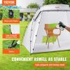 VEVOR Portable Paint Booth, Larger Spray Paint Tent with Built-in Floor & Mesh Screen & Windproof Hooks, Painting Tent Station for Furniture DIY Hobby Tool, 7.5×5.2×5.2ft Spray Paint Shelter(L90*w62*h62inch)