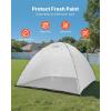 VEVOR Portable Paint Booth, Larger Spray Paint Tent with Built-in Floor & Mesh Screen & Windproof Hooks, Painting Tent Station for Furniture DIY Hobby Tool, 7.5×5.2×5.2ft Spray Paint Shelter(L120*W120*H75inch)