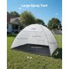 VEVOR Portable Paint Booth, Larger Spray Paint Tent with Built-in Floor & Mesh Screen & Windproof Hooks, Painting Tent Station for Furniture DIY Hobby Tool, 7.5×5.2×5.2ft Spray Paint Shelter(L120*W96*H72inch)