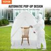 VEVOR Portable Paint Booth, Larger Spray Paint Tent with Built-in Floor & Mesh Screen & Windproof Hooks, Painting Tent Station for Furniture DIY Hobby Tool, 7.5×5.2×5.2ft Spray Paint Shelter(L60*w60*h70inch)