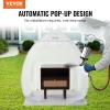 VEVOR Portable Paint Booth, Larger Spray Paint Tent with Built-in Floor & Mesh Screen & Windproof Hooks, Painting Tent Station for Furniture DIY Hobby Tool, 7.5×5.2×5.2ft Spray Paint Shelter(L40*w35*h40inch)