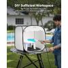 VEVOR Portable Paint Booth, Larger Spray Paint Tent with Built-in Floor & Mesh Screen & Windproof Hooks, Painting Tent Station for Furniture DIY Hobby Tool, 7.5×5.2×5.2ft Spray Paint Shelter(L30*W30*H30inch)