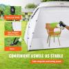VEVOR Portable Paint Booth, Larger Spray Paint Tent with Built-in Floor & Mesh Screen & Windproof Hooks, Painting Tent Station for Furniture DIY Hobby Tool, 7.5×5.2×5.2ft Spray Paint Shelter(L120*w84*h72inch)